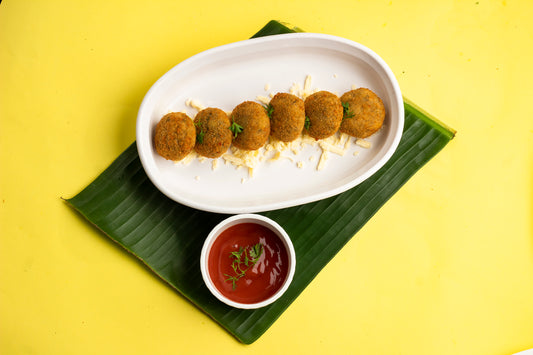 CHEESY  BANANA TIKKI